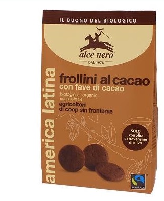 FROLLINI CACAO CON FAVE BIO FAIRTRADE 250 G - farmascienza.it