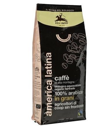 CAFFE' IN GRANI 100% ARABICA BIO FAIRTRADE 500 G - farmascienza.it