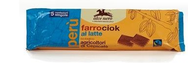 FARROCIOK AL LATTE BIO FAIRTRADE 5 X 28 G - farmascienza.it