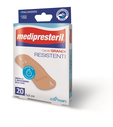 CEROTTO MEDIPRESTERIL RESISTENTI GRANDI 7X3CM 20 PEZZI - farmascienza.it