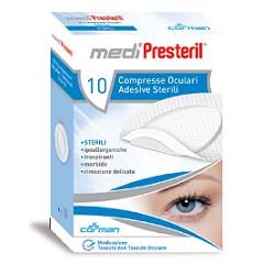 GARZA COMPRESSA OCULARE MEDIPRESTERIL ADESIVA 10 PEZZI - farmascienza.it