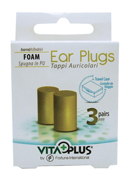 TAPPI AURICOLARI SPUGNA CLASSICI 3 COPPIE + CUSTODIA - farmascienza.it