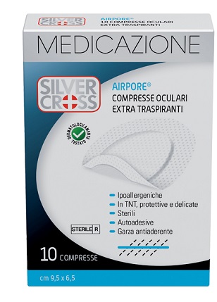 SILVER CROSS AIRPORE MEDICAZIONE OCULARE 10 PEZZI - farmascienza.it
