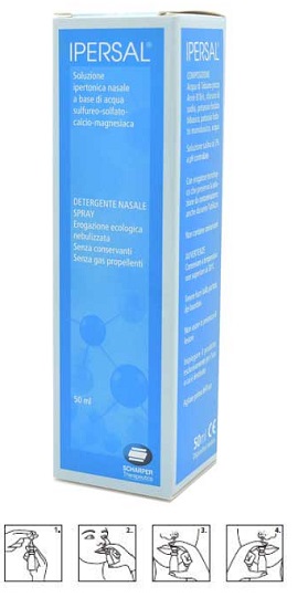SOLUZIONE IPERTONICA IPERSAL SPRAY NASALE 50 ML - farmascienza.it
