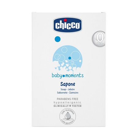 CHICCO COSMETICI BABY MOMENTS SAPONETTA 100 G - farmascienza.it