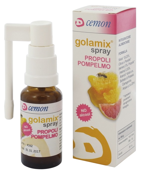 GOLAMIX SPRAY - PROPOLI POMPELMO 20 ML - farmascienza.it