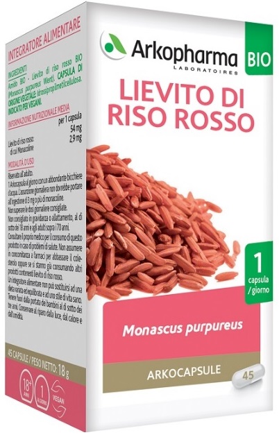ARKO CAPSULE LIEV RISO ROSSO 45 CAPSULE - farmascienza.it