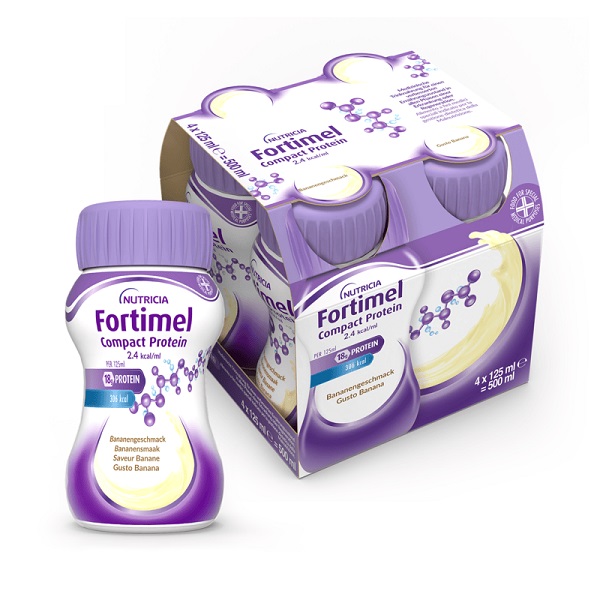 FORTIMEL COMPACT PROTEIN BANANA 4 X 125 ML - farmascienza.it