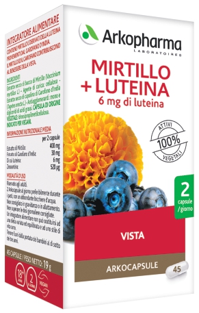 ARKO CAPSULE MIRTILLO+LUTEINA 45 CAPSULE - farmascienza.it