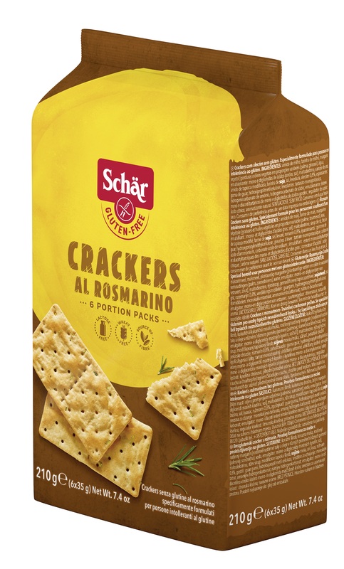 SCHAR CRACKERS AL ROSMARINO 6 CONFEZIONI DA 35 G - farmascienza.it