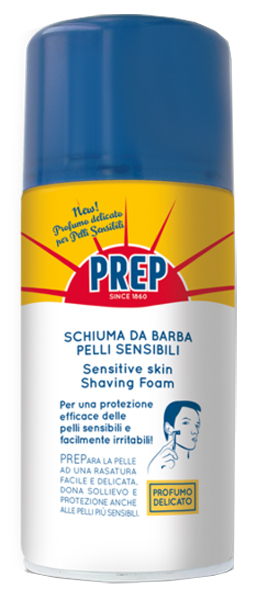 PREP SCHIUMA BARBA PELLE SENSIBILE 300 ML - farmascienza.it