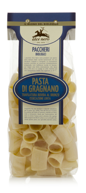 PACCHERI DI GRAGNANO DI SEMOLA DI GRANO DURO IGP BIO 500 G - farmascienza.it