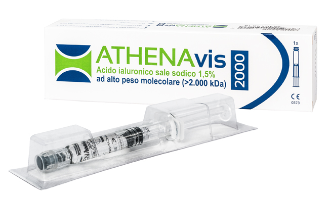 SIRINGA INTRA-ARTICOLARE ATHENAVIS 2000 ACIDO IALURONICO 1,5% 30 MG 2 ML 3 PEZZI - farmascienza.it
