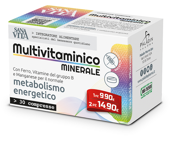 SANAVITA MULTIVITAMINICO MINERALE 30 COMPRESSE - farmascienza.it