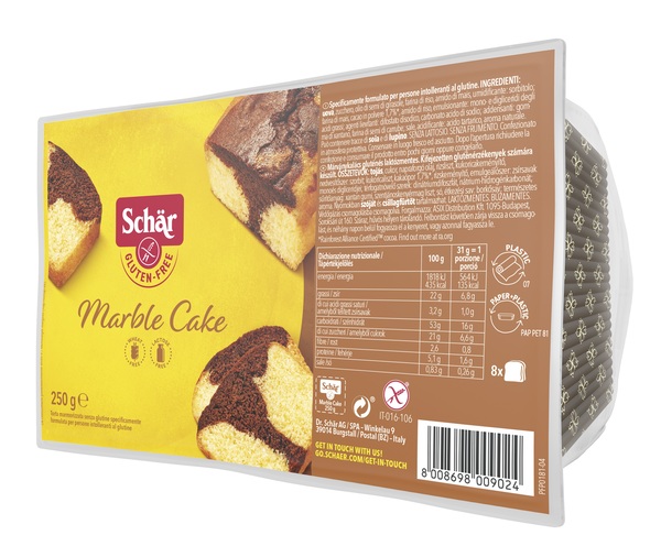 SCHAR MARBLE CAKE SENZA LATTOSIO 250 G - farmascienza.it
