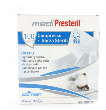 GARZA MEDIPRESTERIL STERILE MONOUSO 18X40 12 PEZZI - farmascienza.it