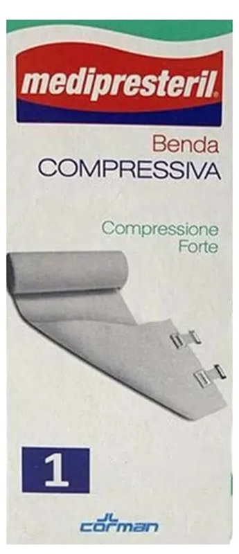BENDA ELASTICA MEDIPRESTERIL COMPRESSIONE FORTE 10X450CM - farmascienza.it