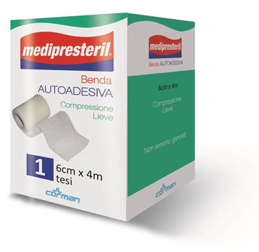 BENDA ADESIVA MEDIPRESTERIL 6X400CM - farmascienza.it