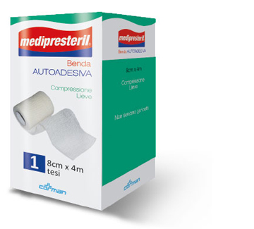 BENDA ADESIVA MEDIPRESTERIL 8X400 CM - farmascienza.it