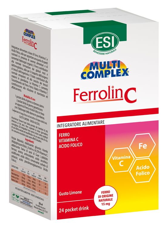 ESI FERROLIN C POCKET DRINK 24 BUSTINE - farmascienza.it