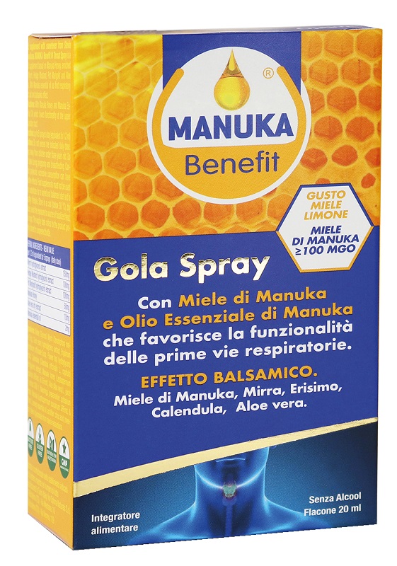 MANUKA BENEFIT GOLA SPRAY 20 ML - farmascienza.it