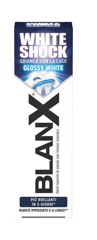 BLANX WHITE SHOCK SBIANCANTE DENTI 75 ML - farmascienza.it