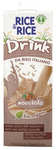 RICE&RICE BEVANDA DI RISO ALLA NOCCIOLA 1 LITRO - farmascienza.it
