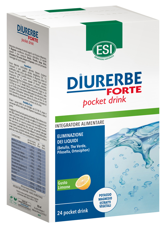 ESI DIURERBE FORTE POCKET DRINK LIMONE 24 X 20 ML - farmascienza.it