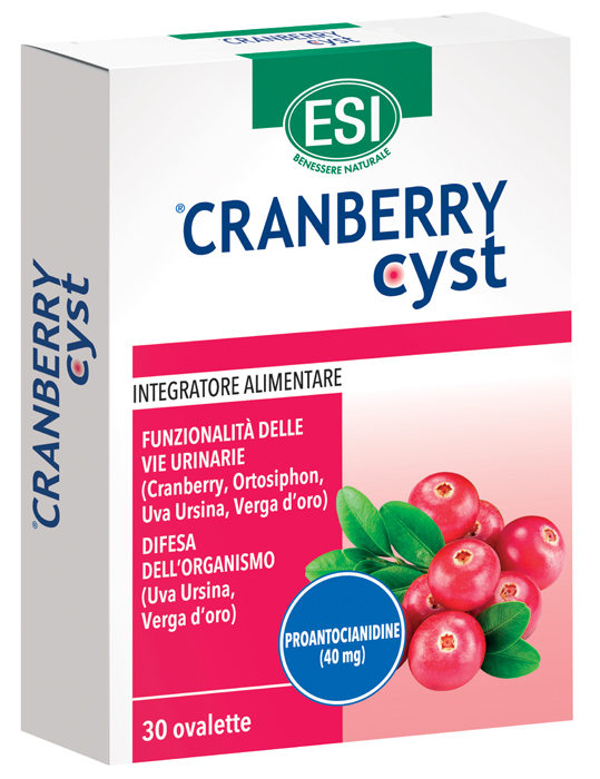 ESI CRANBERRY CYST 30 OVALETTE - farmascienza.it