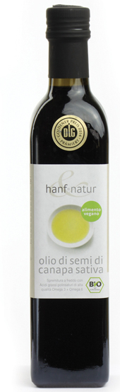 HANF&NATUR CANAPA OLIO DI SEMI BIO 500 ML - farmascienza.it