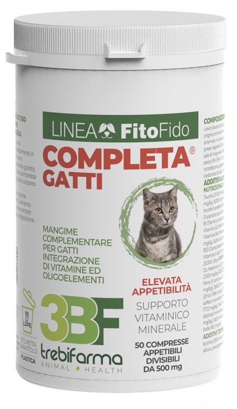 COMPLETA GATTI 50 COMPRESSE BARATTOLO 25 G - farmascienza.it