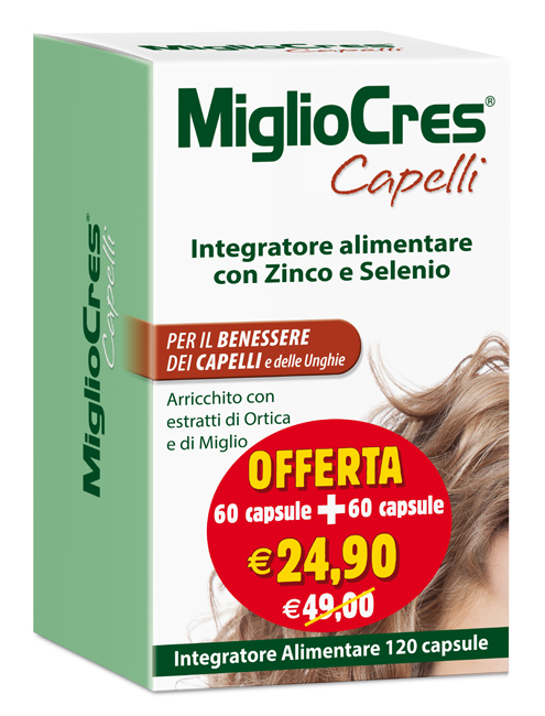 MIGLIOCRES 60+60 CAPSULE 60 G PROMOZIONE - farmascienza.it