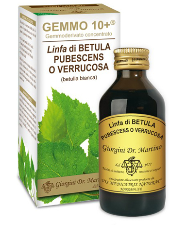 GEMMO 10+ BETULLA B LINFA 100 ML LIQUIDO ANALCOLICO - farmascienza.it
