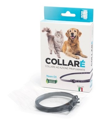COLLARE' COLLARE PER CANI E GATTI AD AZIONE PROFUMANTE NERO CON OLIO DI NEEM - farmascienza.it
