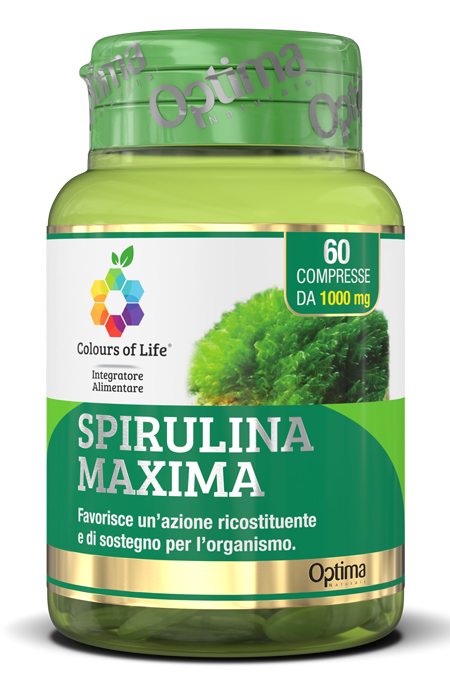 COLOURS OF LIFE SPIRULINA MAXIMA 60 COMPRESSE 1000 MG - farmascienza.it