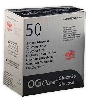 STRISCE MISURAZIONE GLICEMIA OGCARE 50 PEZZI - farmascienza.it