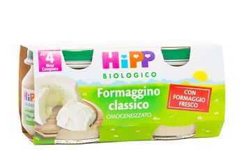 HIPP BIO OMOGENEIZZATO FORMAGGINO CLASSICO 2X80 G - farmascienza.it