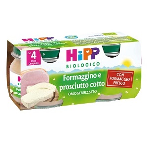 HIPP BIO OMOGENEIZZATO FORMAGGINO PROSCIUTTO 2X80 G - farmascienza.it