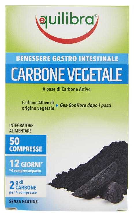 CARBONE VEGETALE 50 COMPRESSE - farmascienza.it