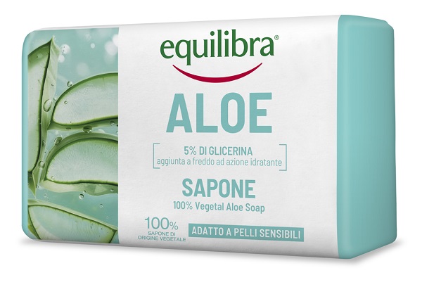 EQUILIBRA ALOE SAPONE 5% GLICERINA AD AZIONE IDRATANTE ADATTO A PELLI SENSIBILI 100 G - farmascienza.it