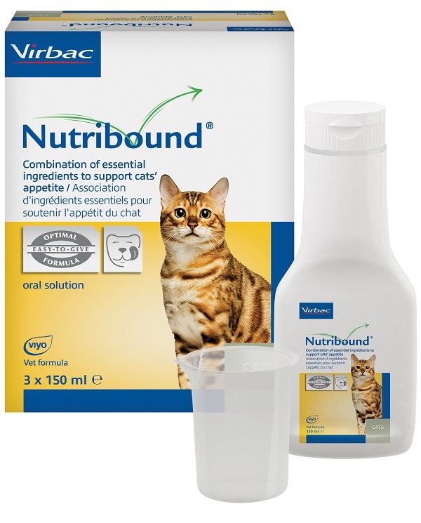 NUTRIBOUND SOLUZIONE ORALE APPETIBILE PER GATTO 3 FLACONI DA 150 ML - farmascienza.it