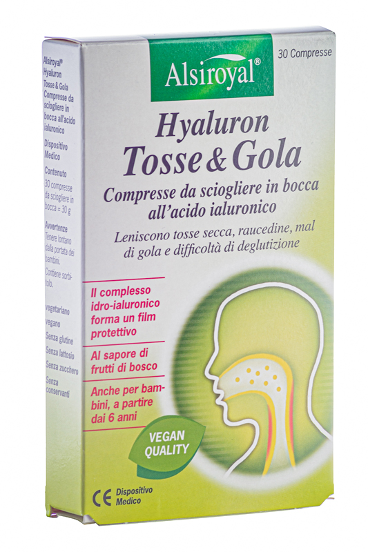 HYALURON TOSSE & GOLA 30 COMPRESSE N - farmascienza.it
