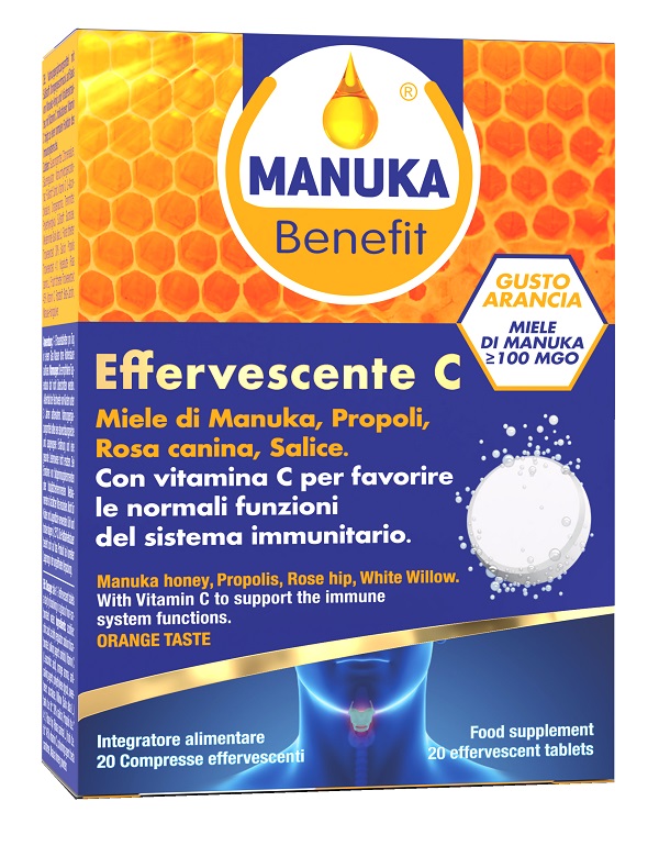 MANUKA BENEFIT EFFERVESCENTE C 20 COMPRESSE - farmascienza.it