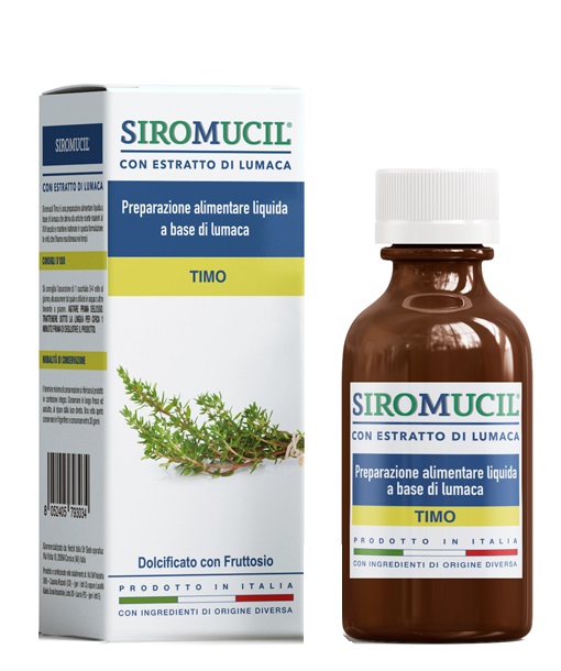 SIROMUCIL PREPARATO ALIMENTARE CON ESTRATTO DI LUMACA AL TIMO 150 ML - farmascienza.it