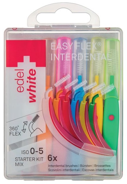 EDEL WHITE SCOVOLINO INTERDENTALE ASSORTITO 6 PEZZI - farmascienza.it