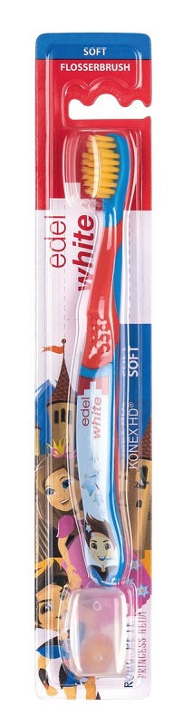 EDEL WHITE KIDS FLOSSERBRUSH ULTRASOFT SPAZZOLINO PER BAMBINI - farmascienza.it