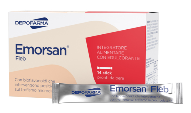 EMORSAN FLEB 14 BUSTINE STICK PACK 15 ML - farmascienza.it