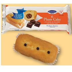 BONONIA PLUMCAKE CREMA CIOCCOLATO SENZA GLUTINE 6 X 45 G - farmascienza.it