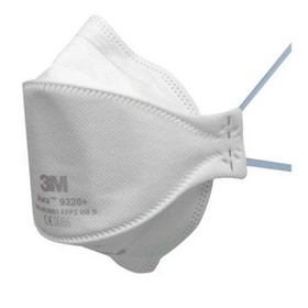 RESPIRATORE PER POLVERI SERIE AURA 9300+ CLASSE FFP2 SENZA VALVOLA DI ESALAZIONE VALORE LIMITE DI SOGLIA TLV 12 - farmascienza.it