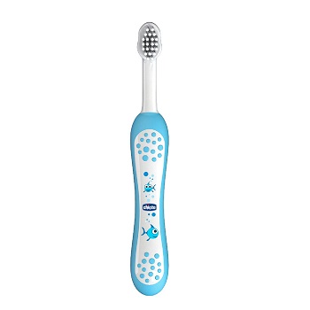 CHICCO SPAZZOLINO PRIMI DENTI DA LATTE AZZURRO 6-36 MESI - farmascienza.it